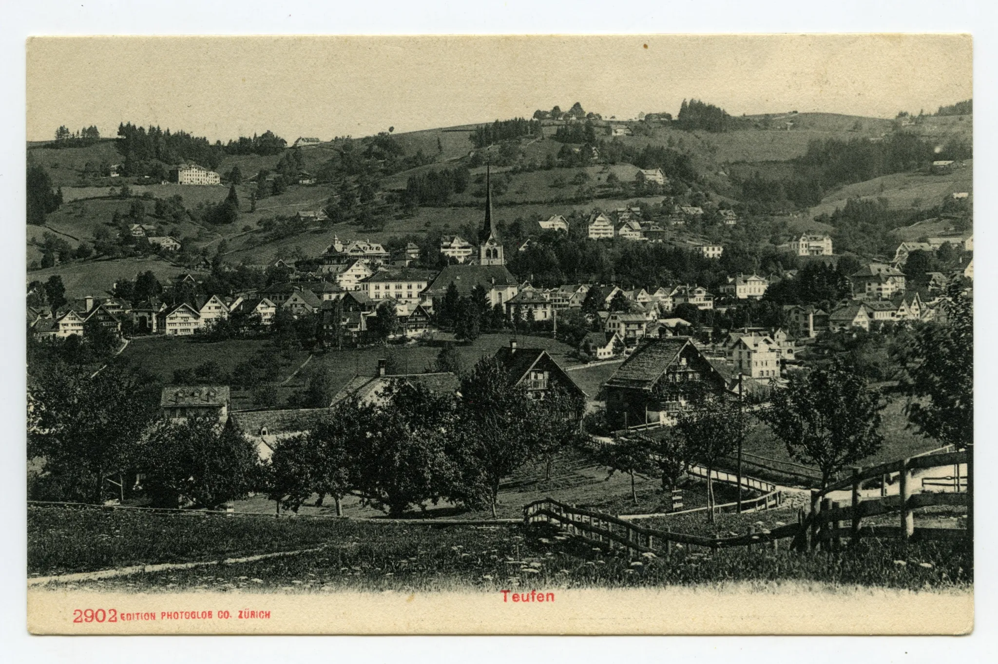 Blick zum Eggen-Höhenweg (vgl. Hc.15-11)