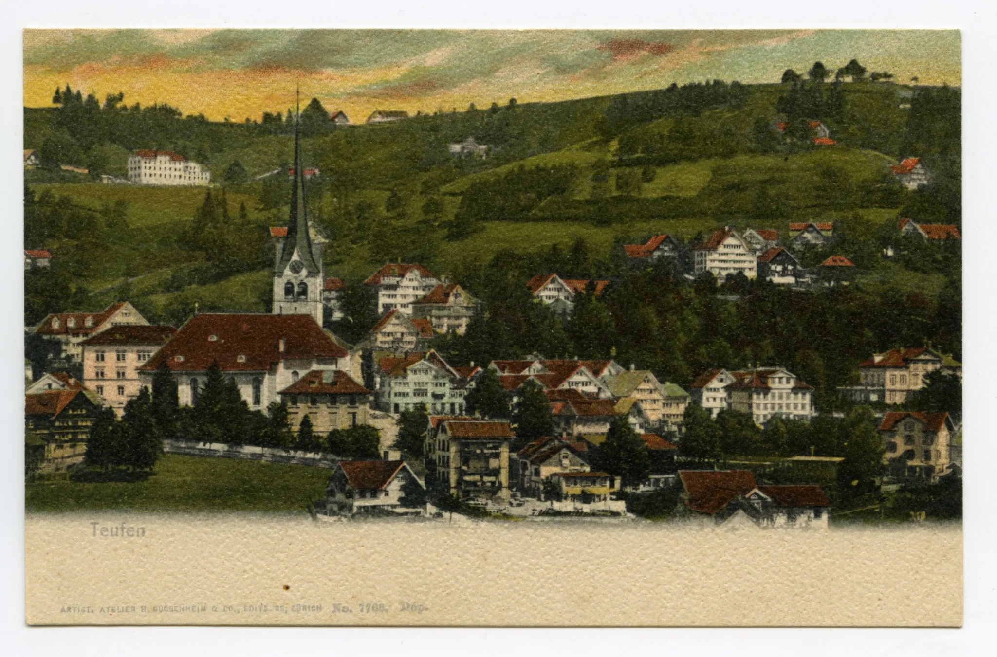Blick zu Bad Sonder und Schäflisegg (vgl. Hc.15-08)