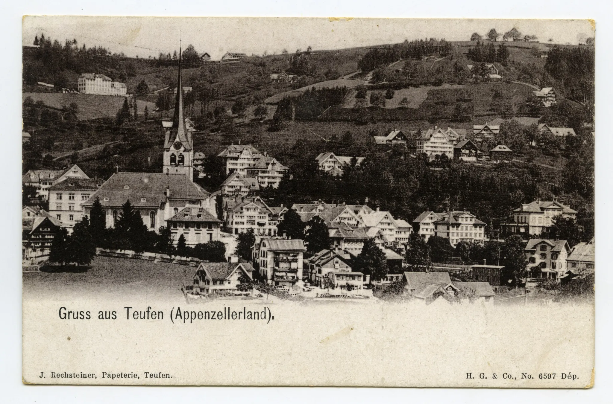 Blick zu Bad Sonder und Schäflisegg