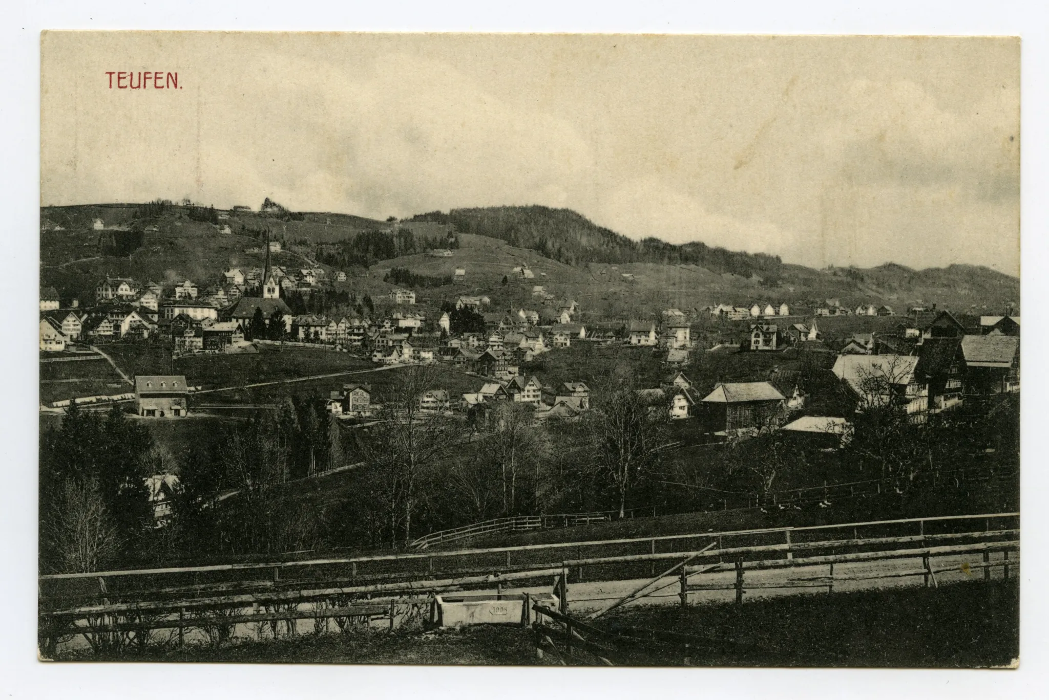 mit Bächli, Ebni, Lortanne, Blick zu Eggen-Höhenweg (vgl. Hc.15-24)