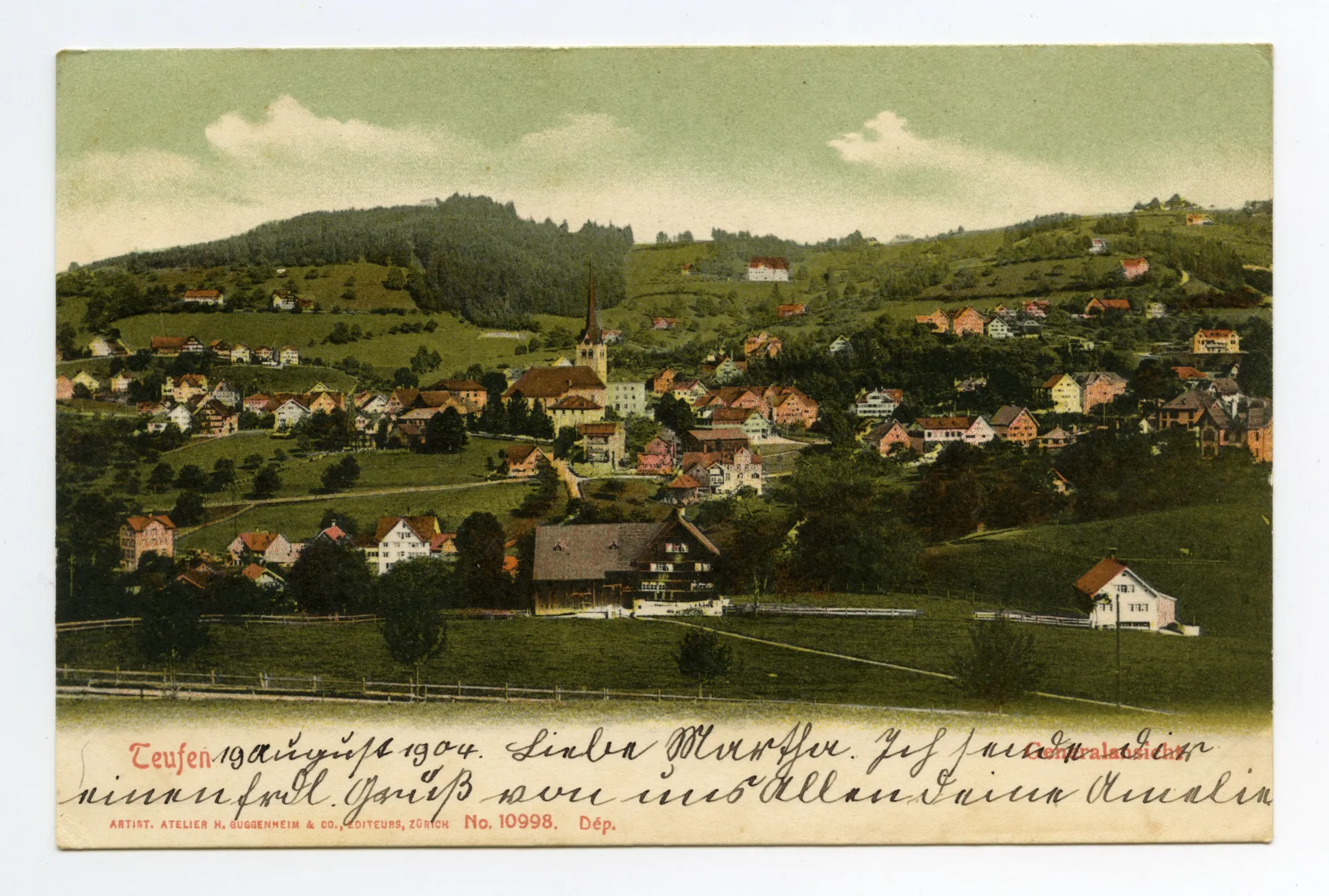 mit Gemeindekrankenhaus Gremm, Blick zu Fernblick, Frölichsegg, Bad Sonder, Schäflisegg