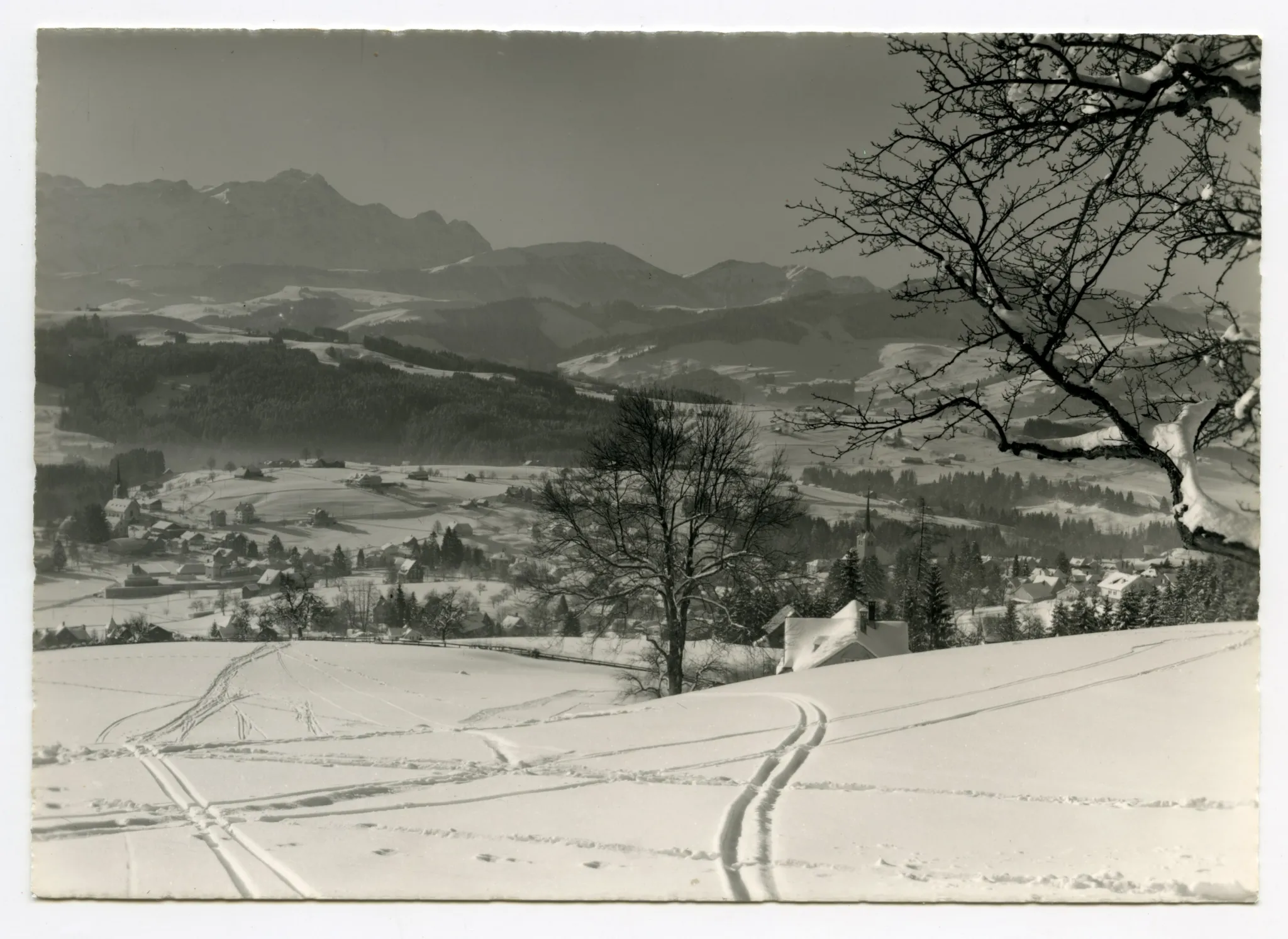 beide Dorfkirchen, Ebni, Säntis