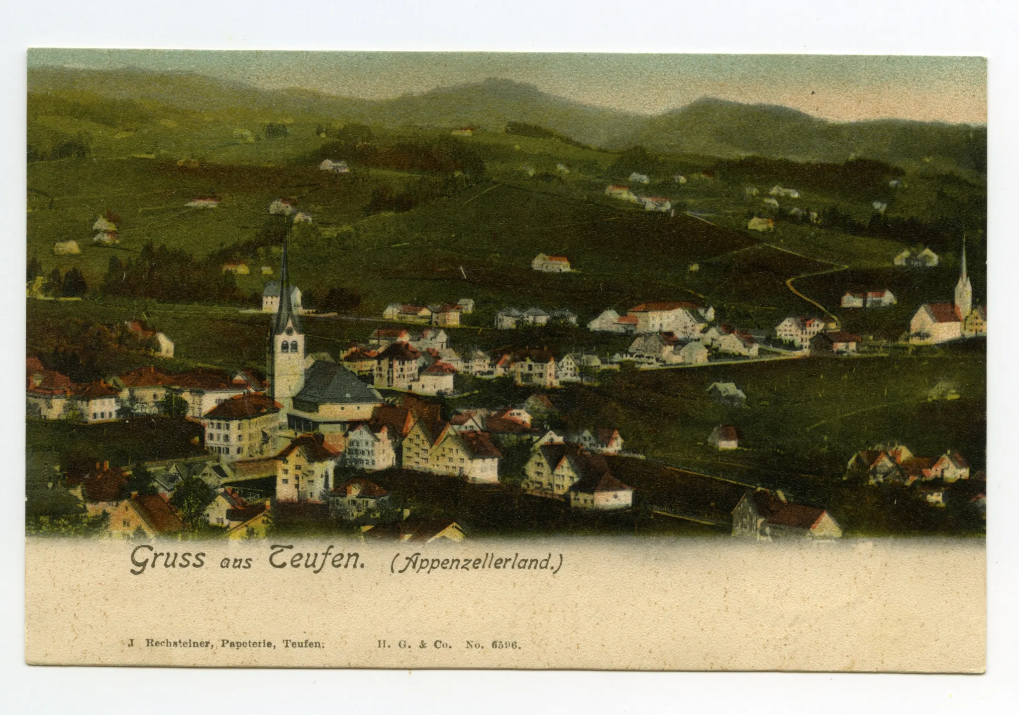 beide Dorfkirchen, Ebni, Blick zum Gäbris