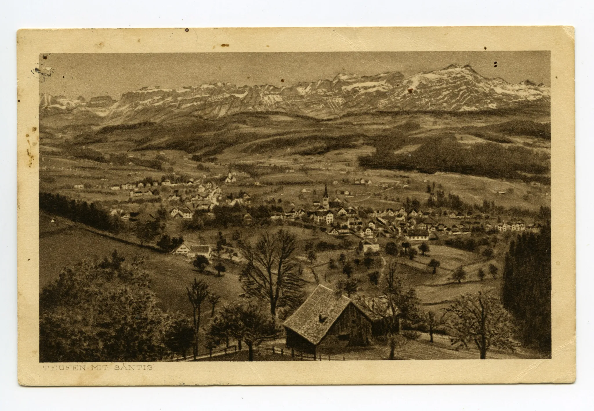 Beide Dorfkirchen, (Säntis manipuliert) (vgl. Hc.17-10)
