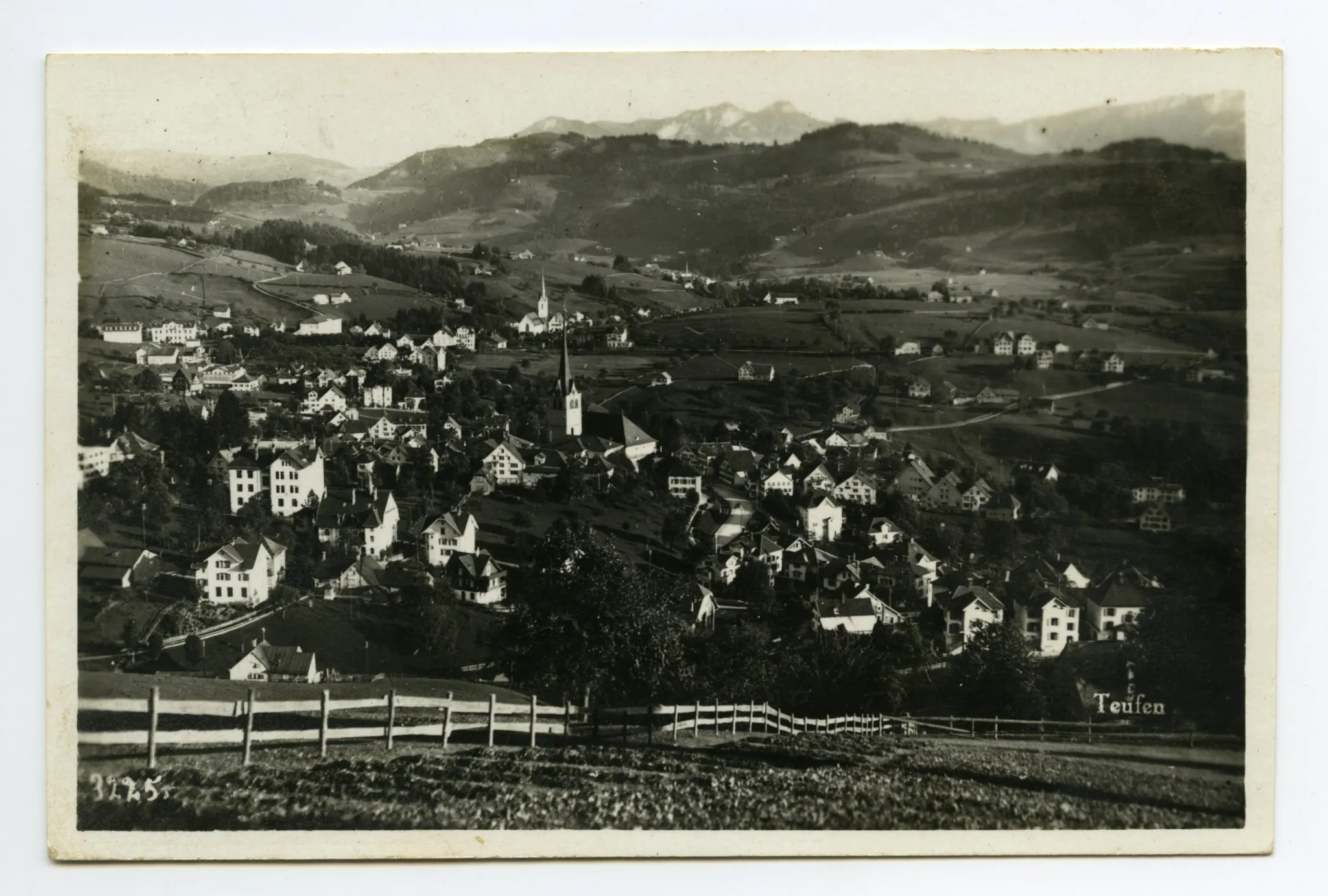 beide Dorfkirchen, Blick zu Steigbach, Kamor/Hohem Kasten