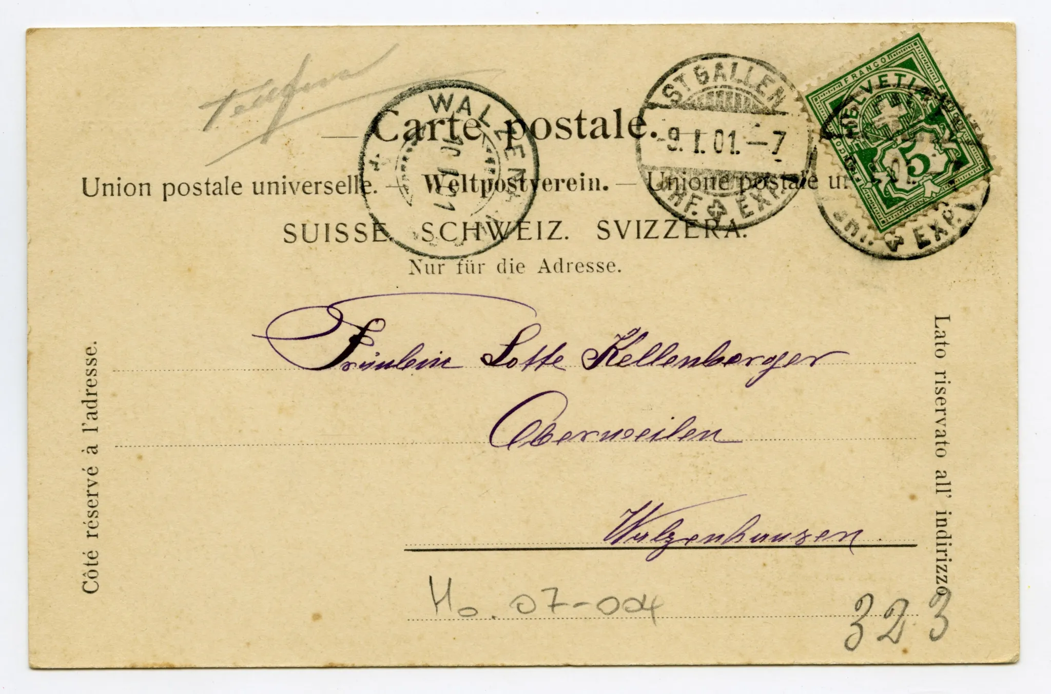 Mit Pferde-Schlitten und Hund, Bahngleis mit Zahnrad (vgl. Hc.20-21)