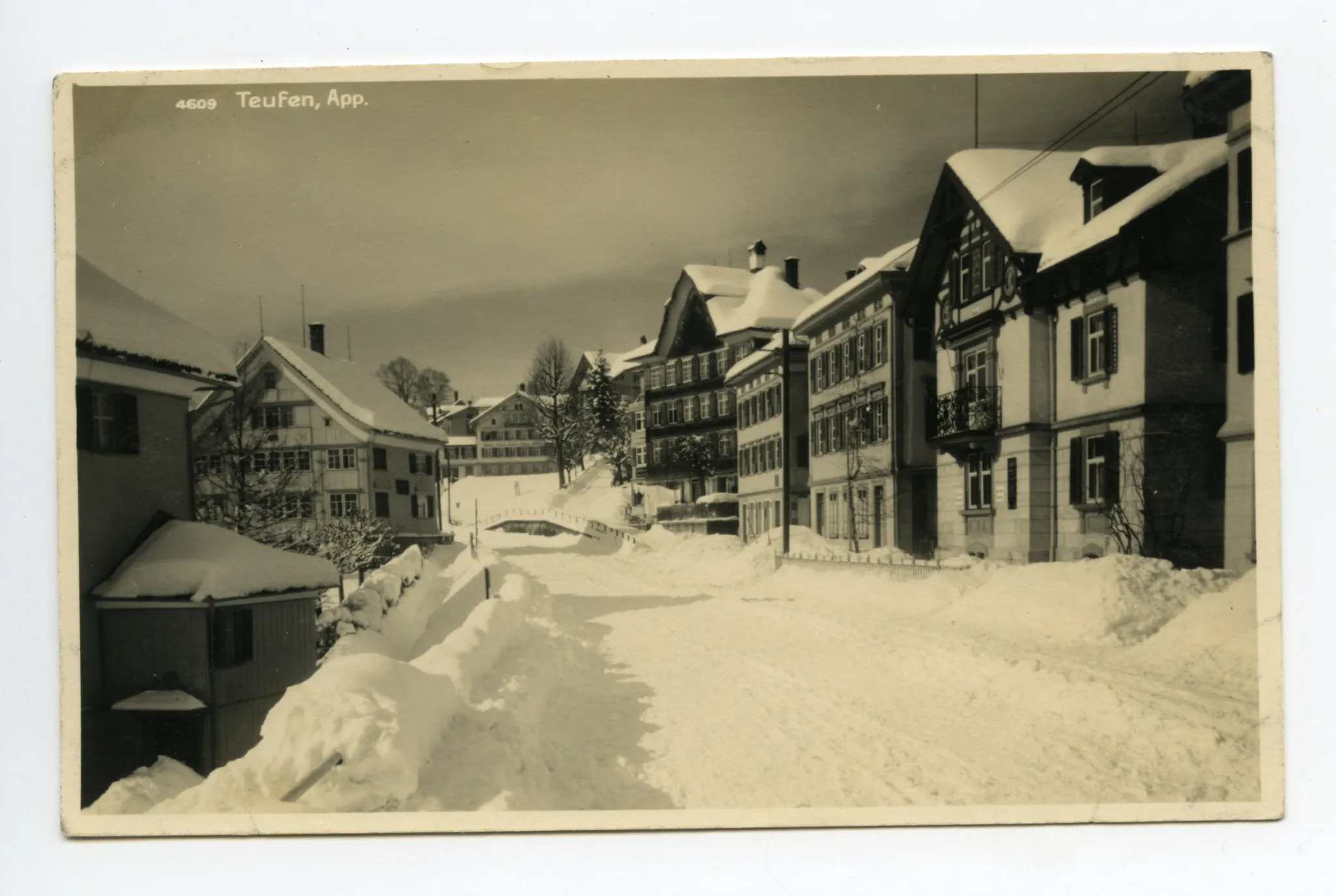 Unterrain (Dorfstrasse West), Winter