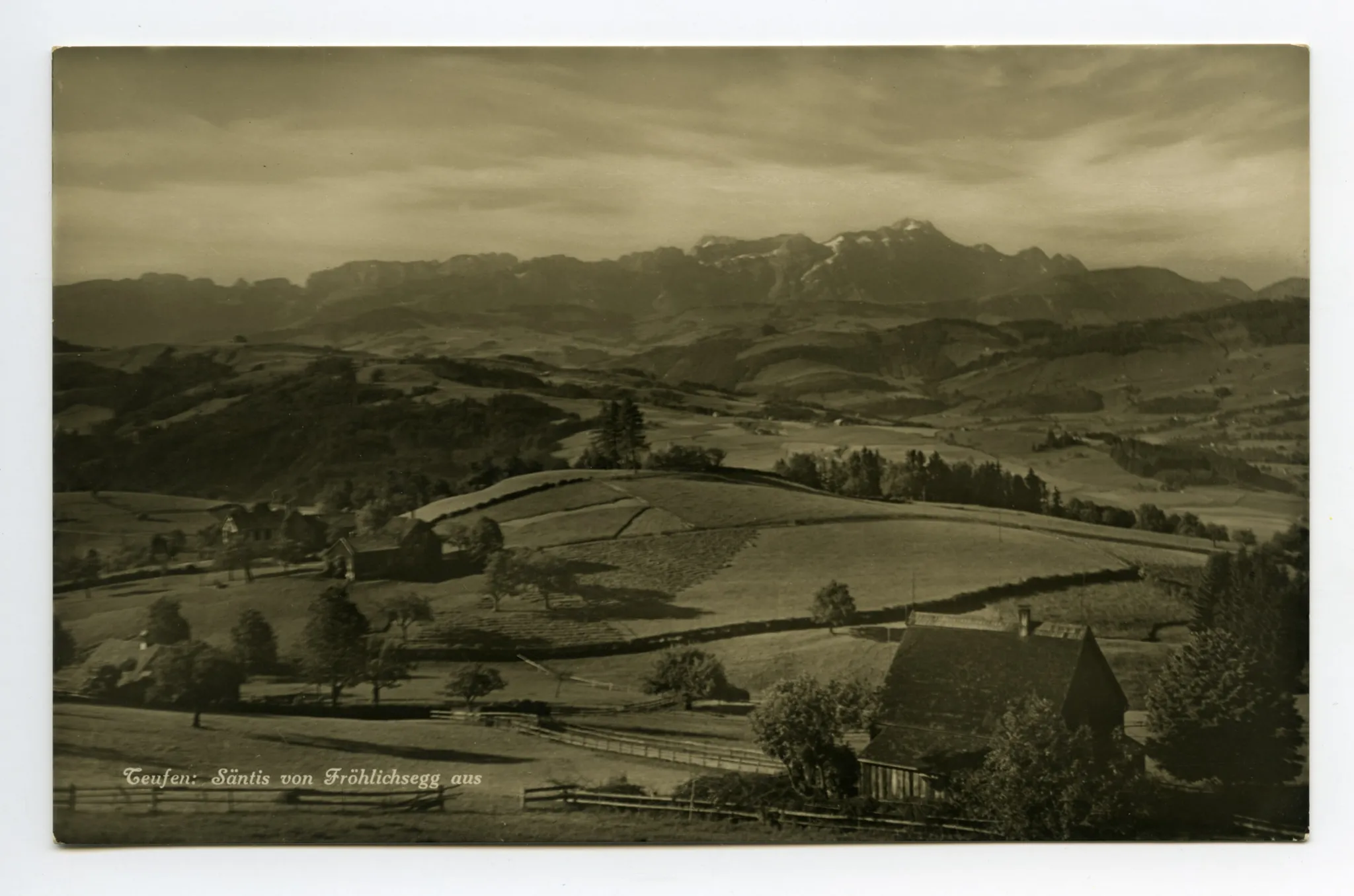 Aussicht von der Frölichsegg zum Alpstein