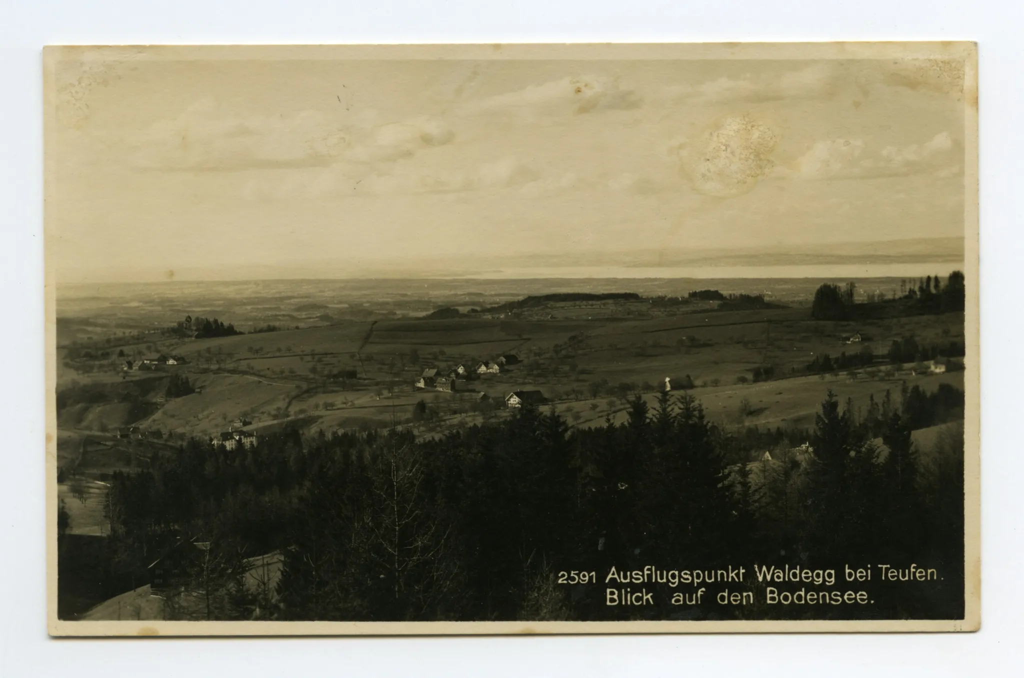 Blick von der Waldegg zum Bodensee
