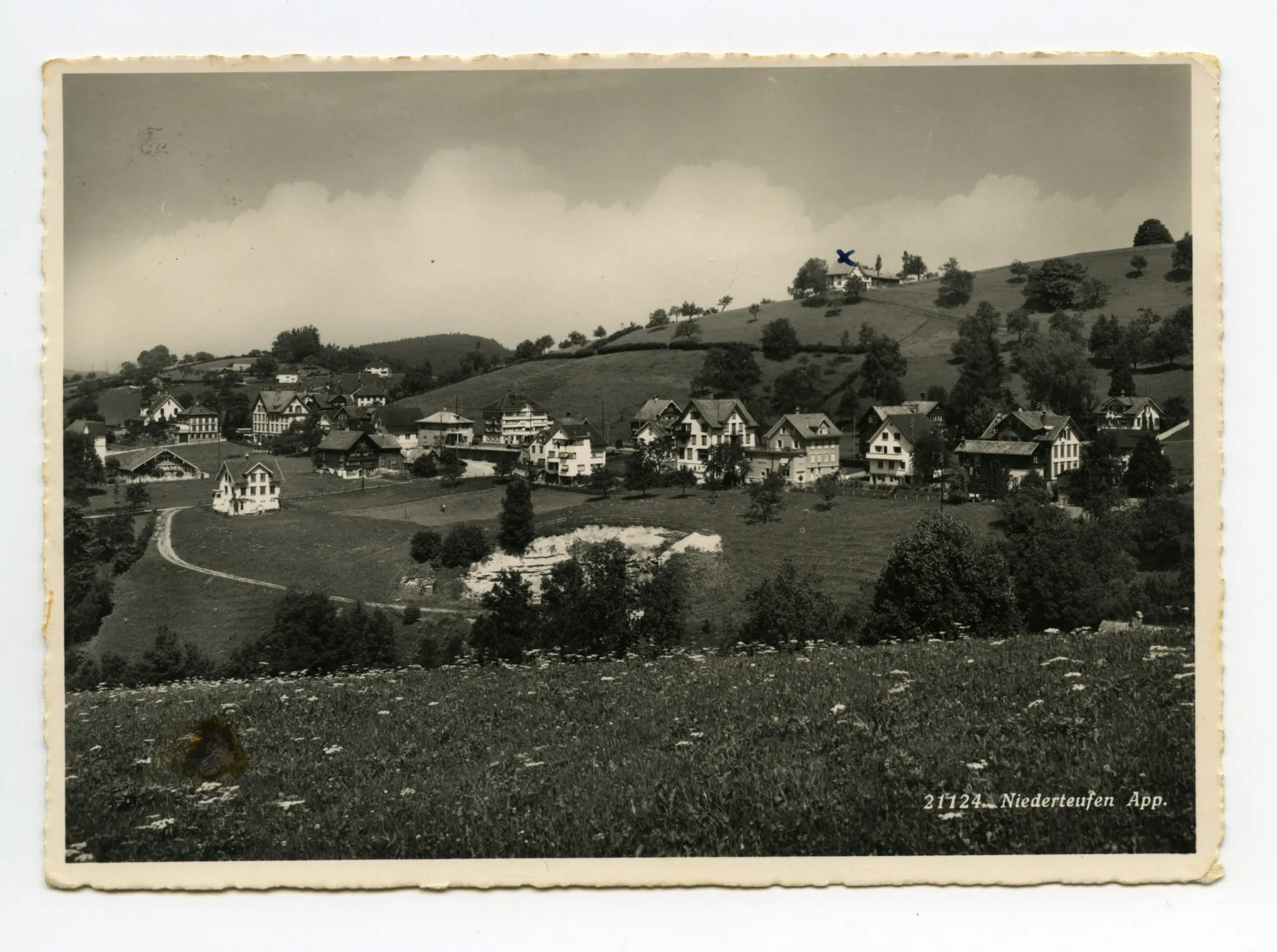 mit Steinbruch, Blick nach Nordwesten