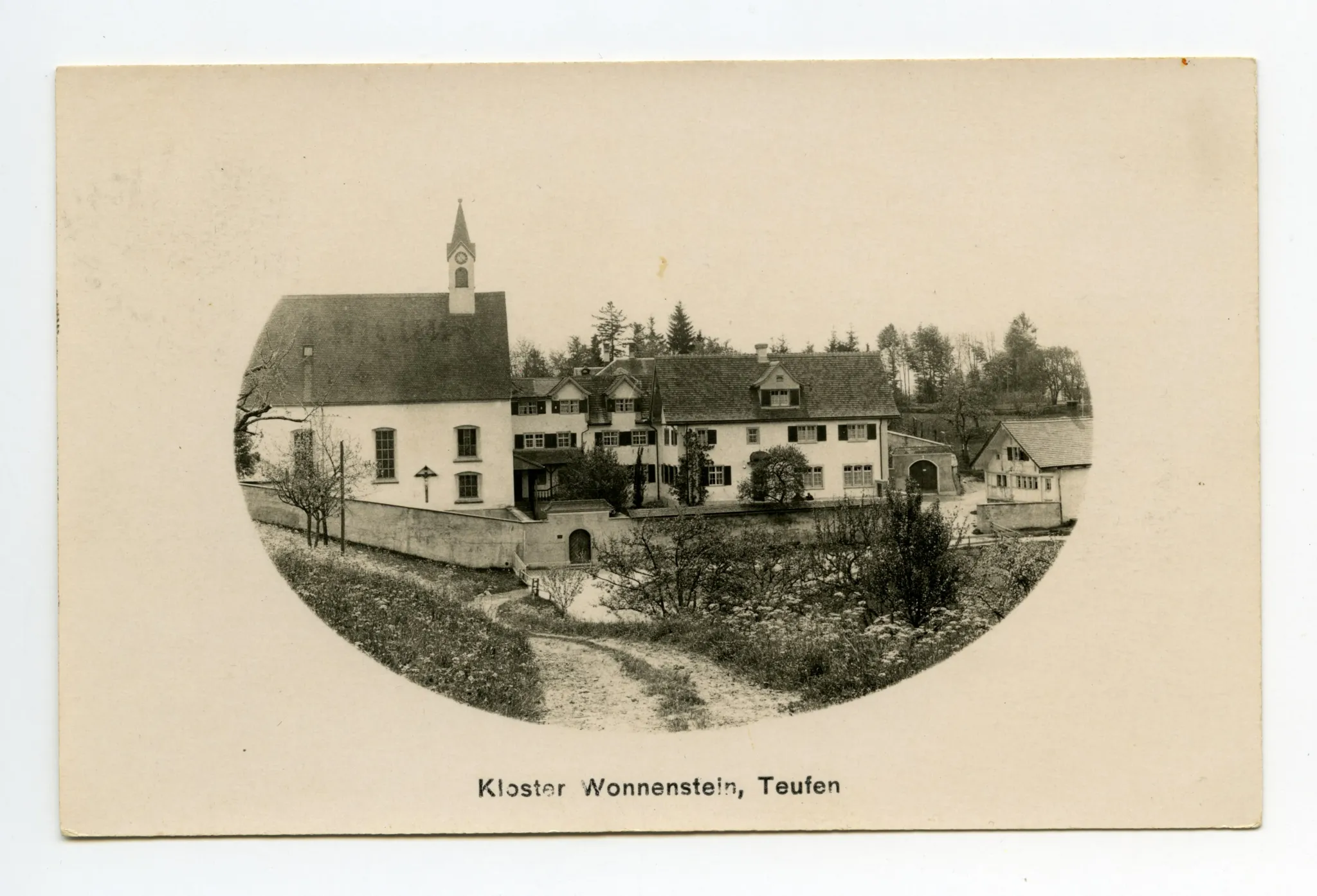 Bildausschnitt in einem Tondo (Rundbild)