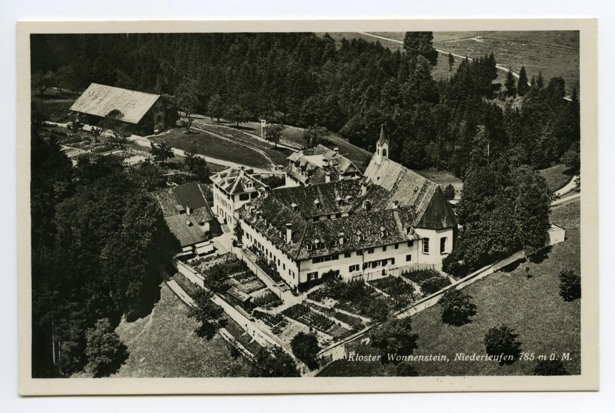 Kloster Wonnenstein, Luftbildaufnahme