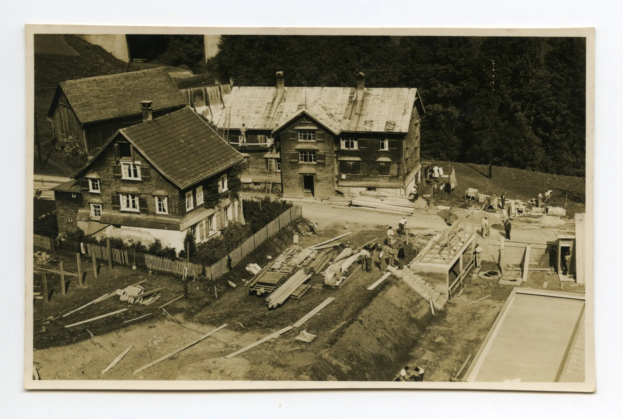 vier unterschiedliche Bauabschnitte, Baubeginn: April 1933; Achtung: Ho.15-029.1(a), Ho.15-029.1(b), Ho.15-029.2, Ho.15-029.3, Ho.15-029.4