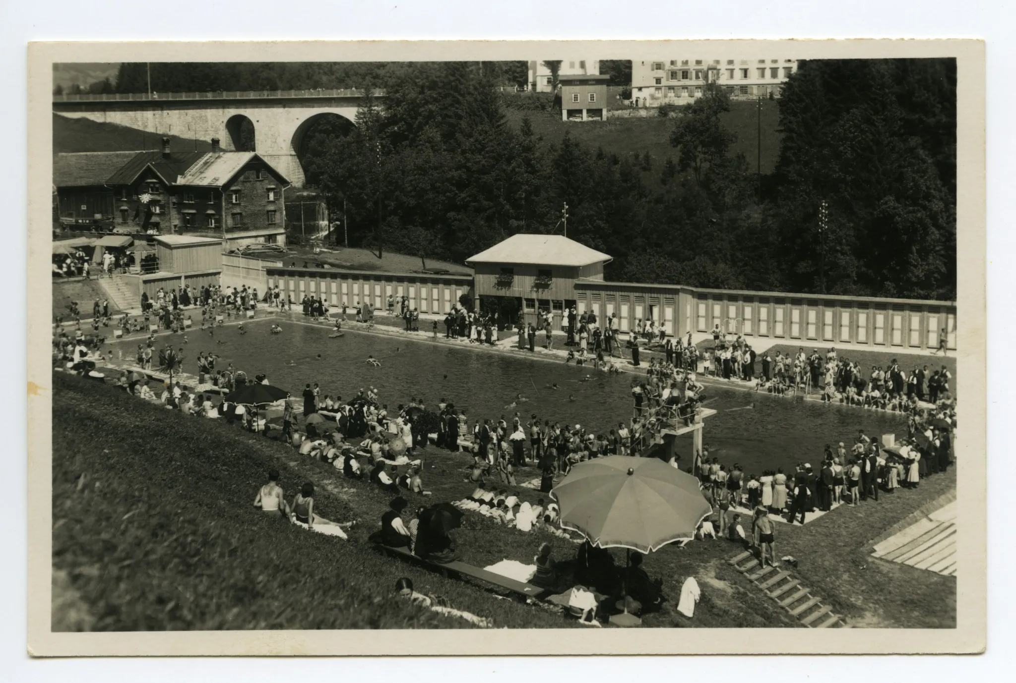 Einweihung Schwimmbad, Aug. 1933; (vgl. Hc.07-16)