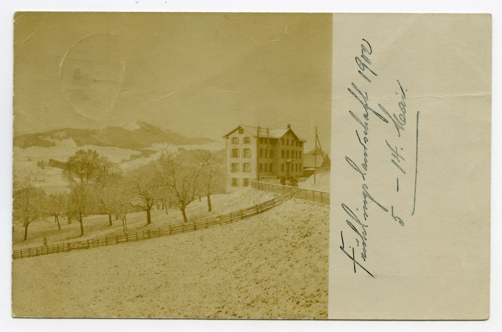 Privathaus, Hauptstrasse 14, Winter