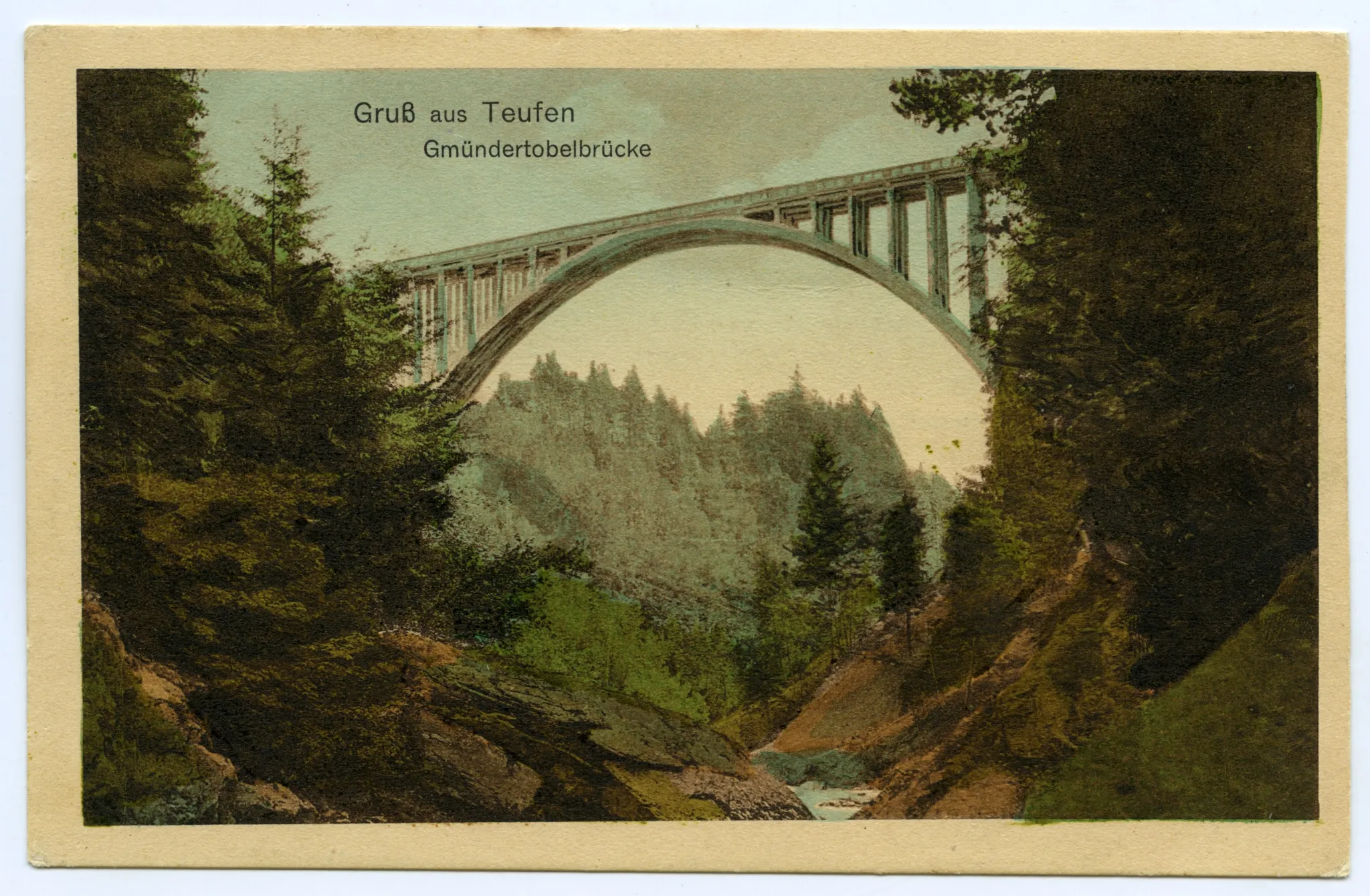 mit Tobel und Wald
