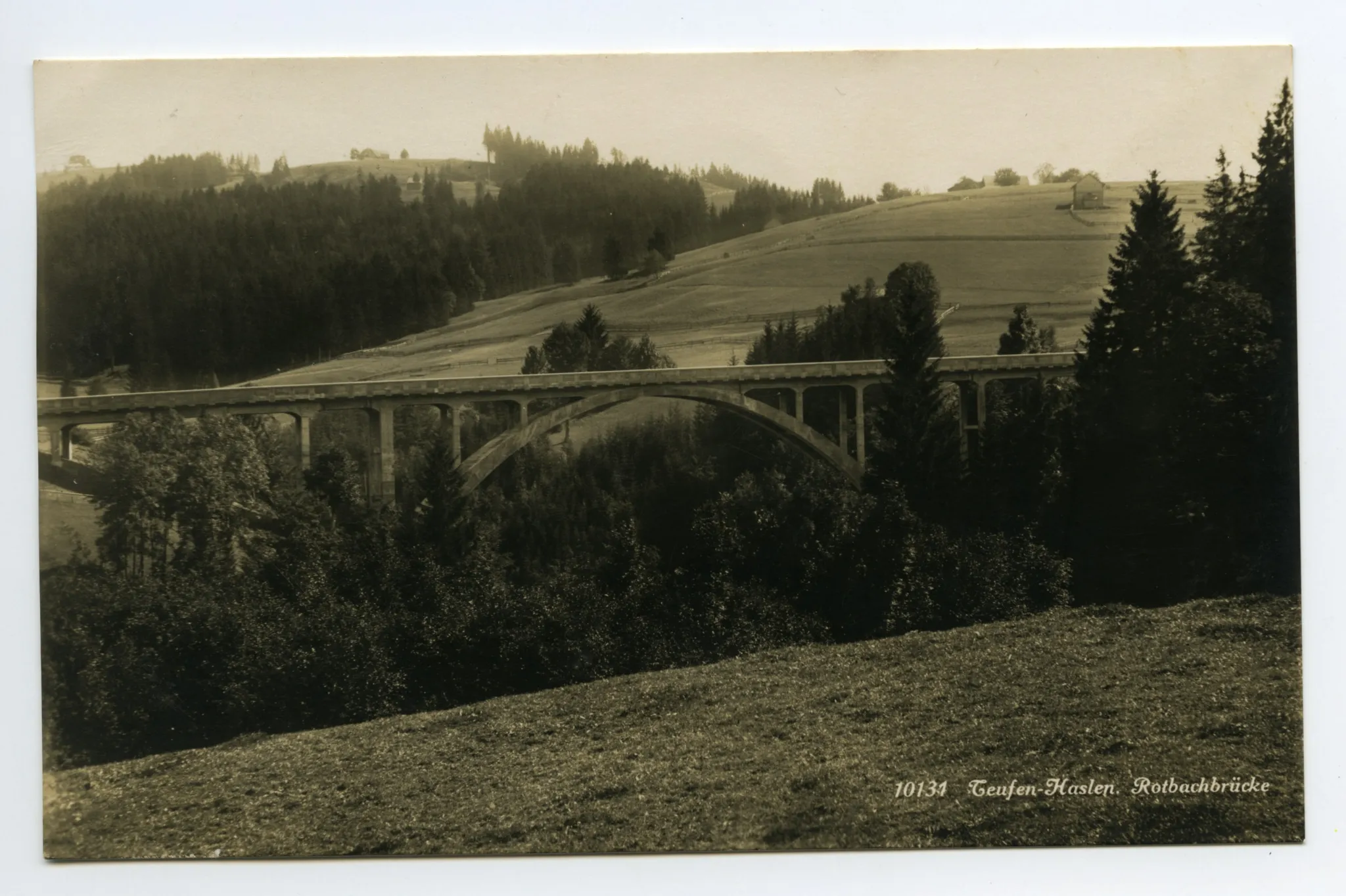 Ansicht der Brücke aus Nordosten Richtung Leimensteig