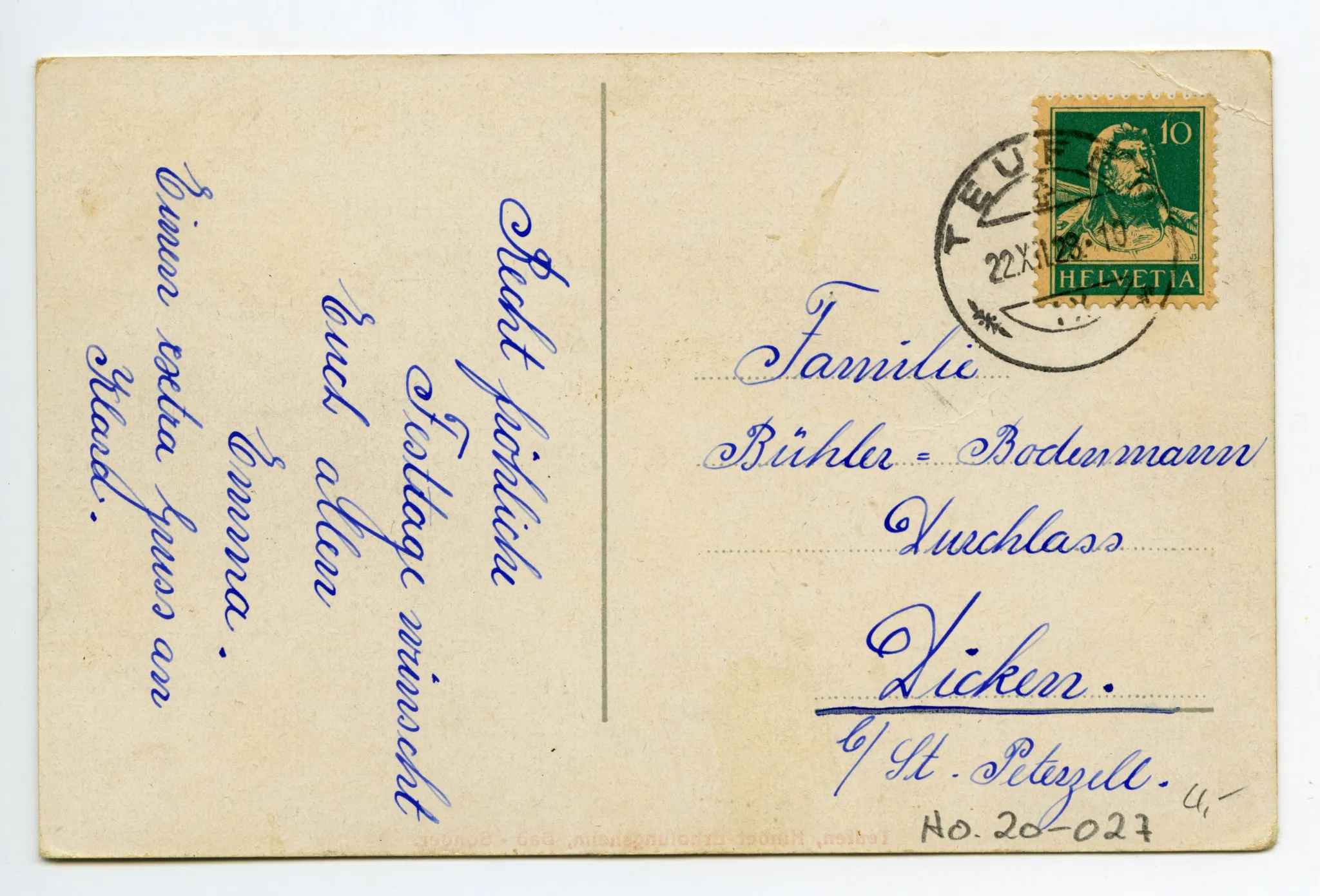 Gesamtansicht mit Garten aus Süden (vgl. Hc.08-18, identisch)