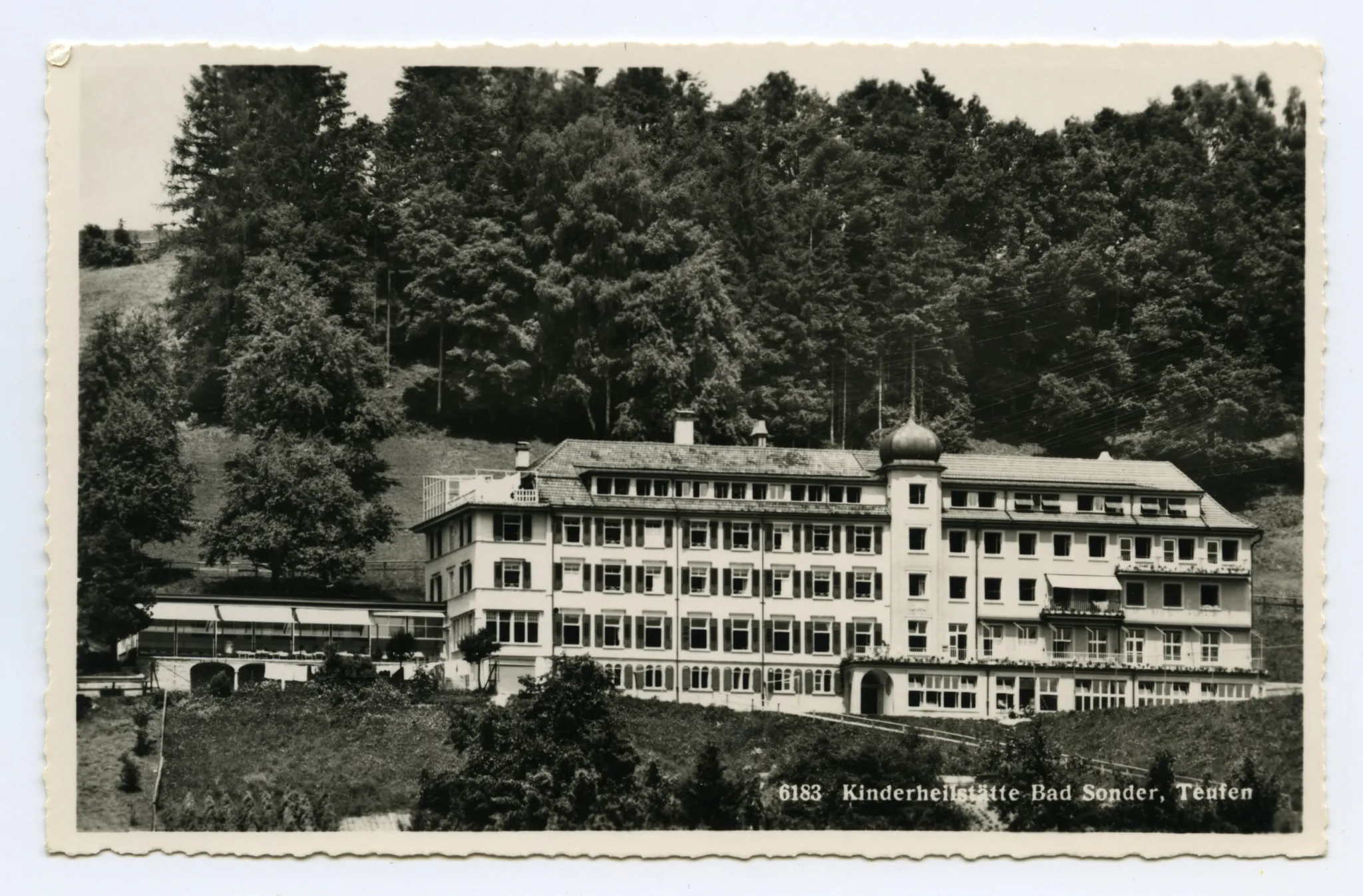 Gesamtansicht aus Süden (vgl. Hc.08-20, identisch, Stempel 1953)