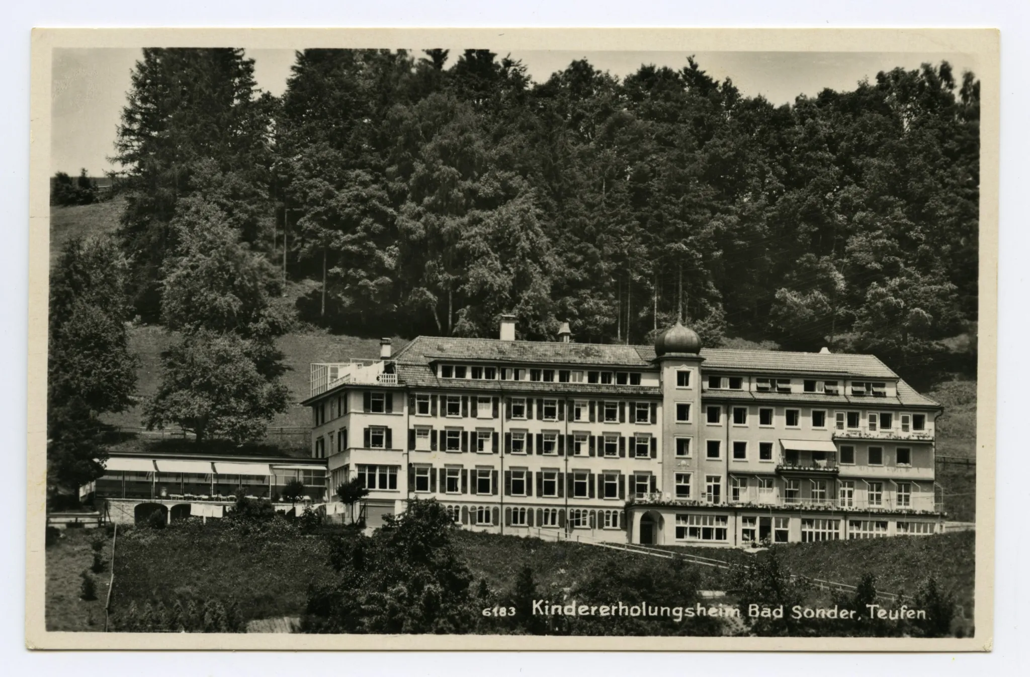 Gesamtansicht aus Süden (vgl. Hc.08-19, identische Karte mit Stempel von 1936)