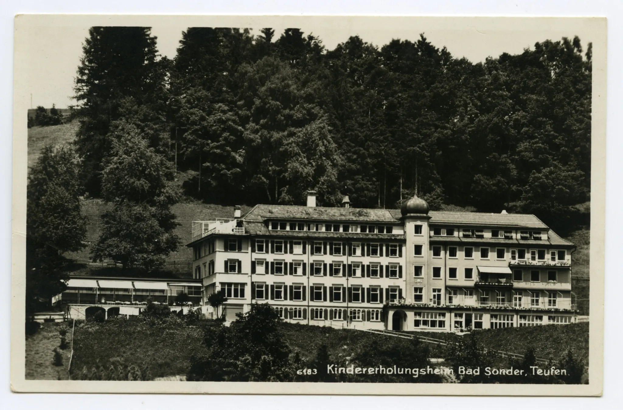 Gesamtansicht aus Süden (vgl. Hc.08-19, identische Karte mit Stempel von 1936)