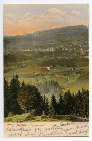 vom Eggli via Dorfplatz bis Lortanne/Gählern