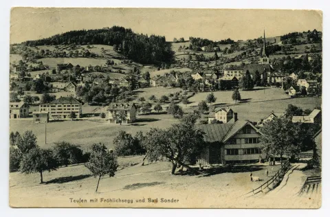 Dorfzentrum von Südwesten