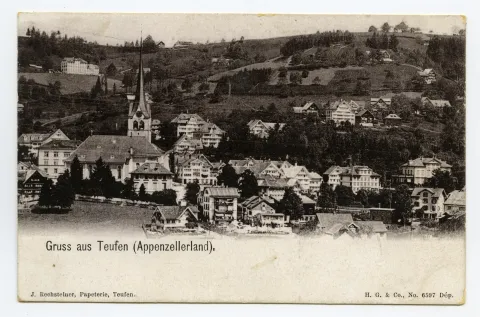 Blick zu Bad Sonder und Schäflisegg