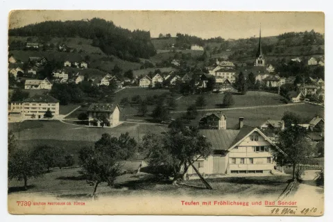 Blick zu Frölichsegg und Bad Sonder