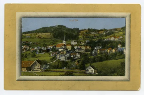 mit Fernblick, Bad Sonder, Blick zu Frölichsegg, Schäflisegg