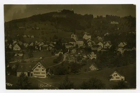 mit Fernblick und Bad Sonder, Blick zur Frölichsegg