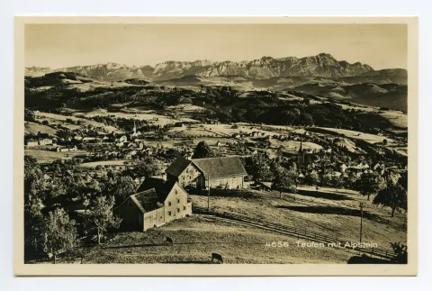 mit beiden Dorfkirchen (vgl. Hc.17-12)