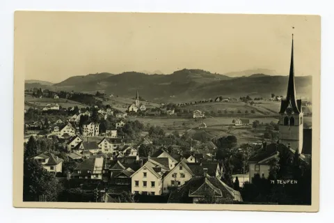 beide Dorfkirchen, Ebni und Schönenbüel (z.T.), Hoher Kasten und Kamor. Beschriftung auf Lindensaal: „KONZERTSAAL“? (vgl. Hc.17-15)