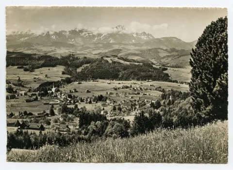 beide Dorfkirchen, Zeughaus, Ebni, Bahnhof, Schönenbüel, Alpstein