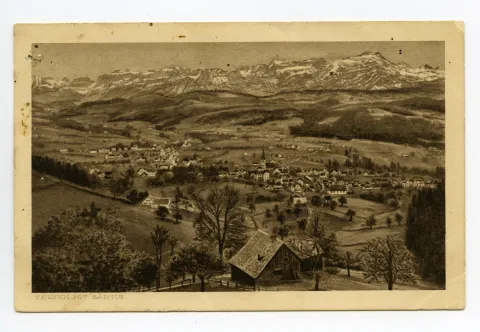 Beide Dorfkirchen, (Säntis manipuliert) (vgl. Hc.17-10)