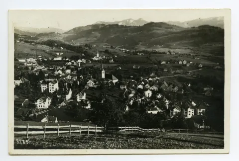 beide Dorfkirchen, Blick zu Steigbach, Kamor/Hohem Kasten