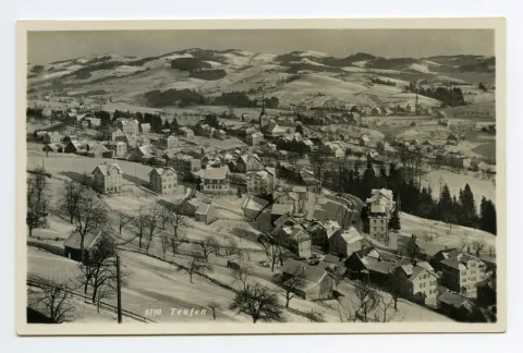 vorne Stofel, mit beiden Dorfkirchen