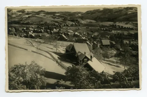 beide Dorfkirchen, Schönenbüel, Blick zum Gäbris