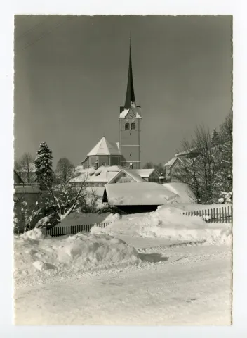 Blick von Ebni (Höhe Güterbahnhof) zur Grubenmannkirche