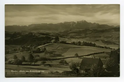 Aussicht von der Frölichsegg zum Alpstein