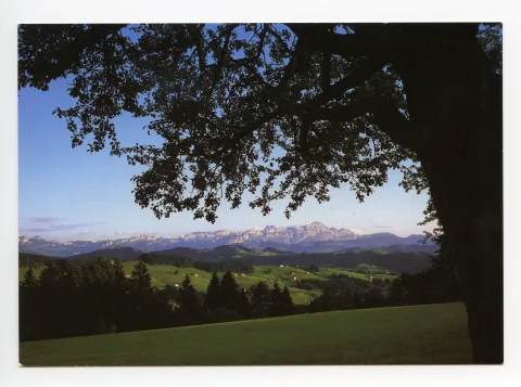 Blick von der Waldegg zum Alpstein
