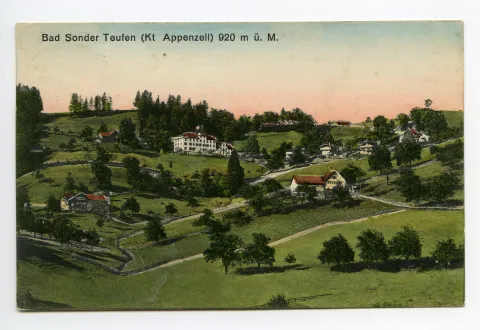 Gesamtansicht aus Süden mit Blick auf Eggen
