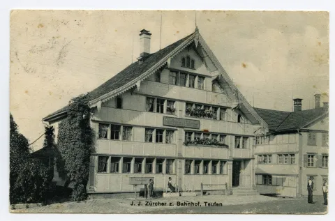 Ansicht mit Brückenwaage (vgl. Hc.08-44, Postkarte identisch)
