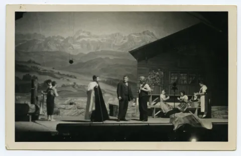 Szene des Festspiel Theaterstücks