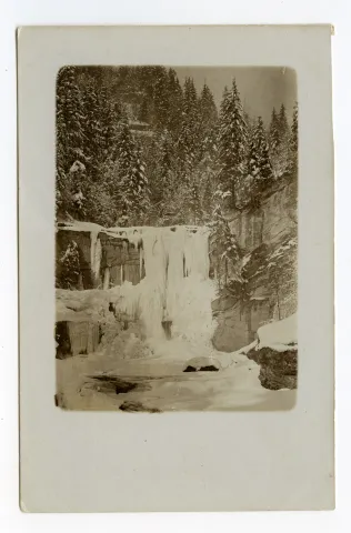 Hochfall, vereist, Winter
