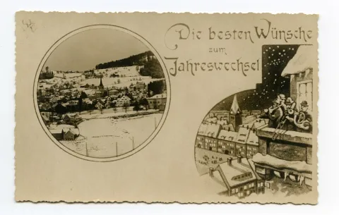 von Teufen mit evang. Kirche aus Süden